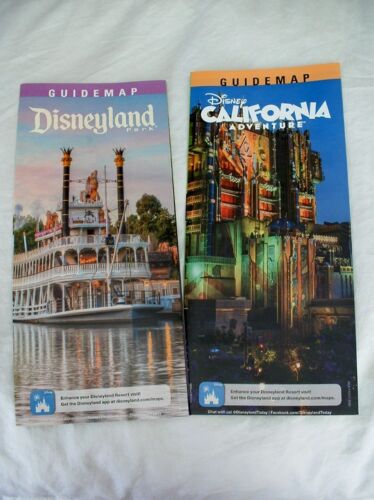 DISNEYLAND & CA ADVENTURE NUOVA USCITA PARCO MAPPE GUIDE DLP110117 DCA 110117 - Foto 2 di 4