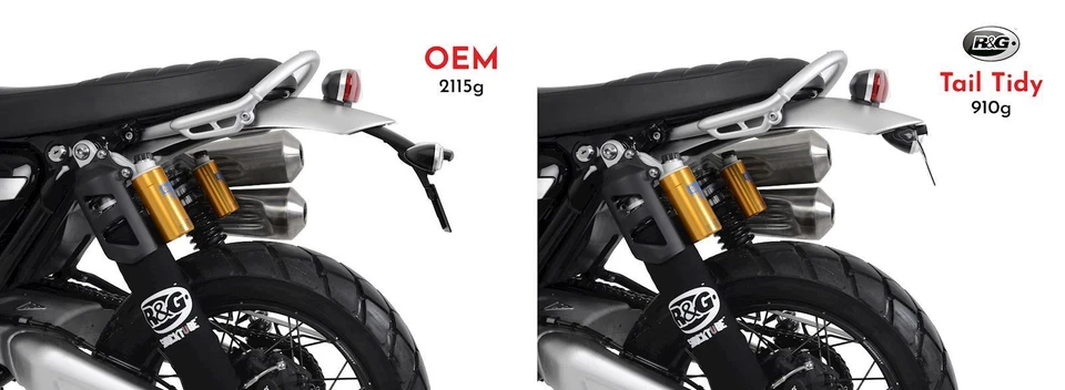 R&G Tail Tidy Black Triumph Scrambler 1200 XE 2019 - 2023 Foto 4 de 4
