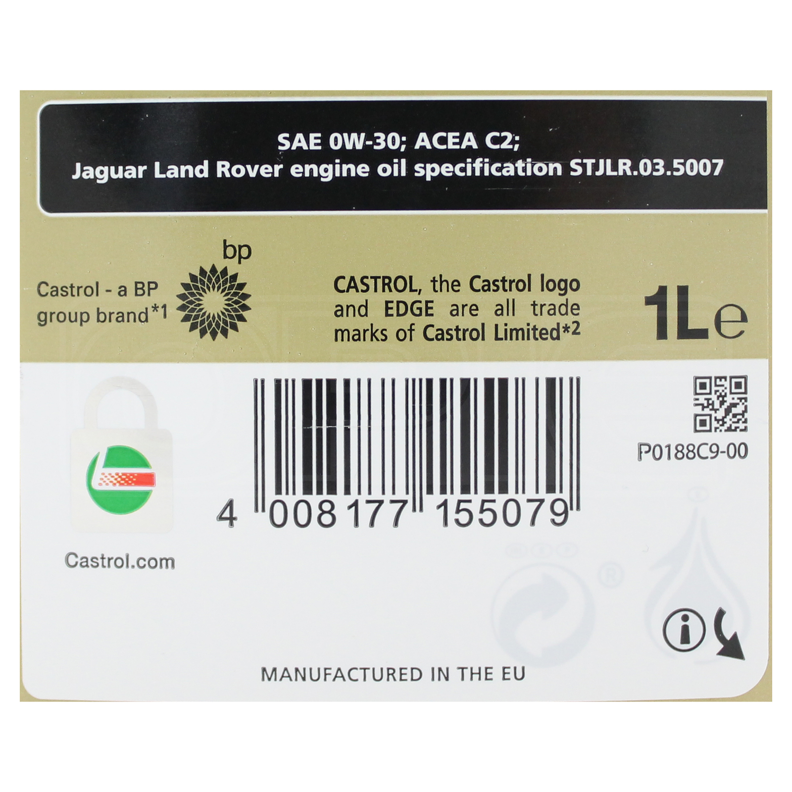 Castrol 0w30 land rover