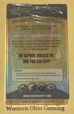 Duel Masters TCG Kokujo's Darkness Theme Deck NEW Evo-Crushinators