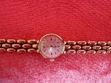 Armbanduhr  , 835 und 925 Silber vergoldet  ,  Amara , edle , alte Uhr