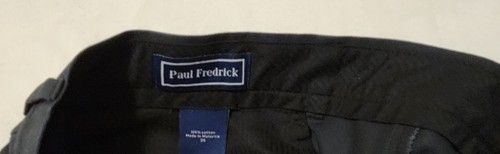 Paul Frederick Black Pants 36 X 34 - Picture 3 of 3