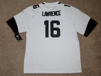 Jacksonville Jaguars Trevor Lawrence #16 White Jersey All Stitched