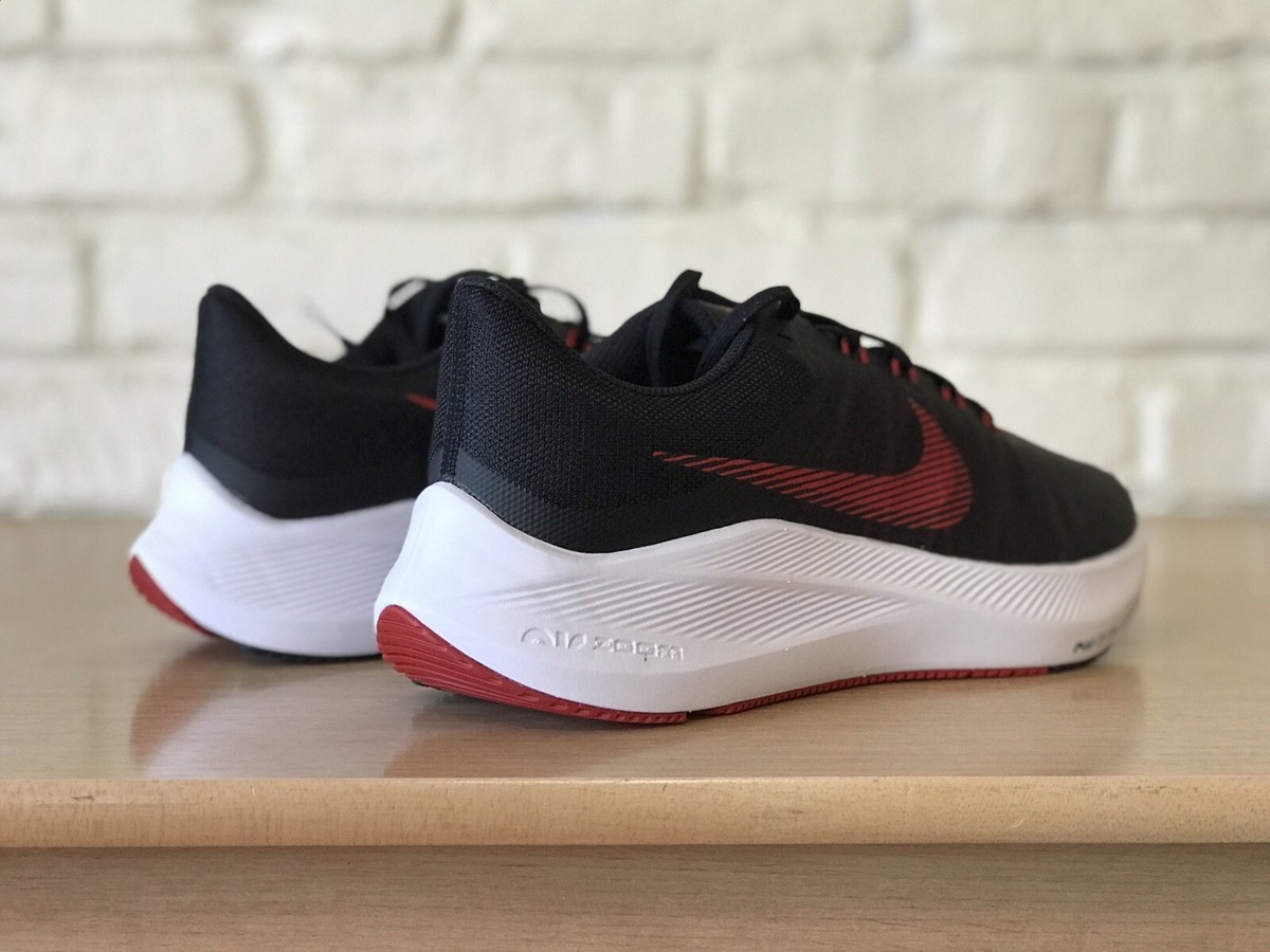 Nike Winflo 8 CW3419 003 Black / University Red Men's Running