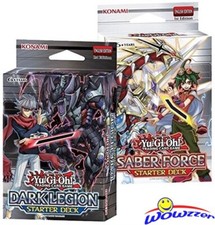 Yugioh Dark Legion  Saber Force 1st Edition Factory Sealed Starter Set of 2 