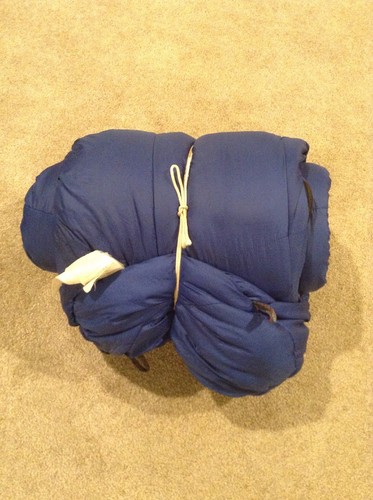 VTG Marmot Chinook Synthetic Mummy Sleeping Bag 32 x 77 Blue 35 Oz. - Picture 12 of 12