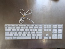 Apple A1243 USB Wired Standard Keypad - White - For Parts
