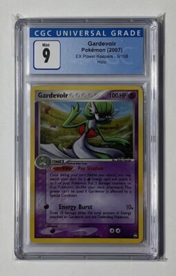CGC 9 Gardevoir 9/108 Holo EX Power Keepers Pokémon Card (PSA 9