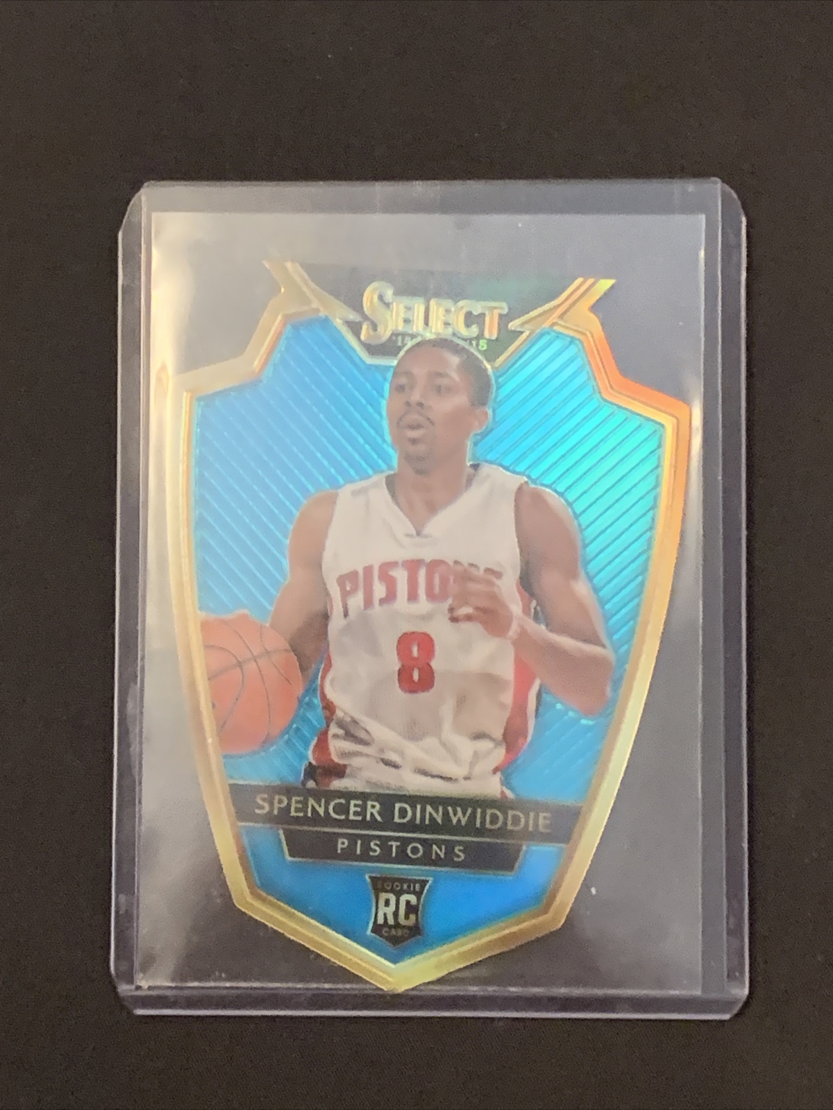 2014-15 Spencer Dinwiddie Select Light Blue Die Cut #d 89/199 RC #197 Rookie