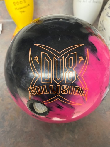 DV8 COLLISION Bowling Ball 15lbs 1oz pin 3-3.5 $$$ LOW GAMES! MUST SEE!