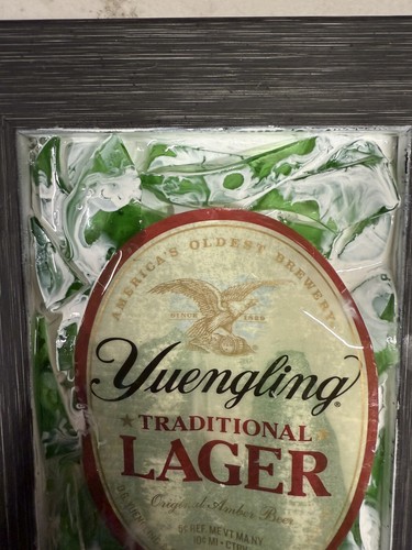 Yuengling Traditional Lager Beer broken bottle wall art/decor. - Picture 3 of 11