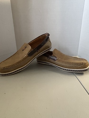 BRIXTON Men's Casual Boat Shoes, Synthetic Uppers, Slip-on, Sz. 13 - Picture 7 of 10
