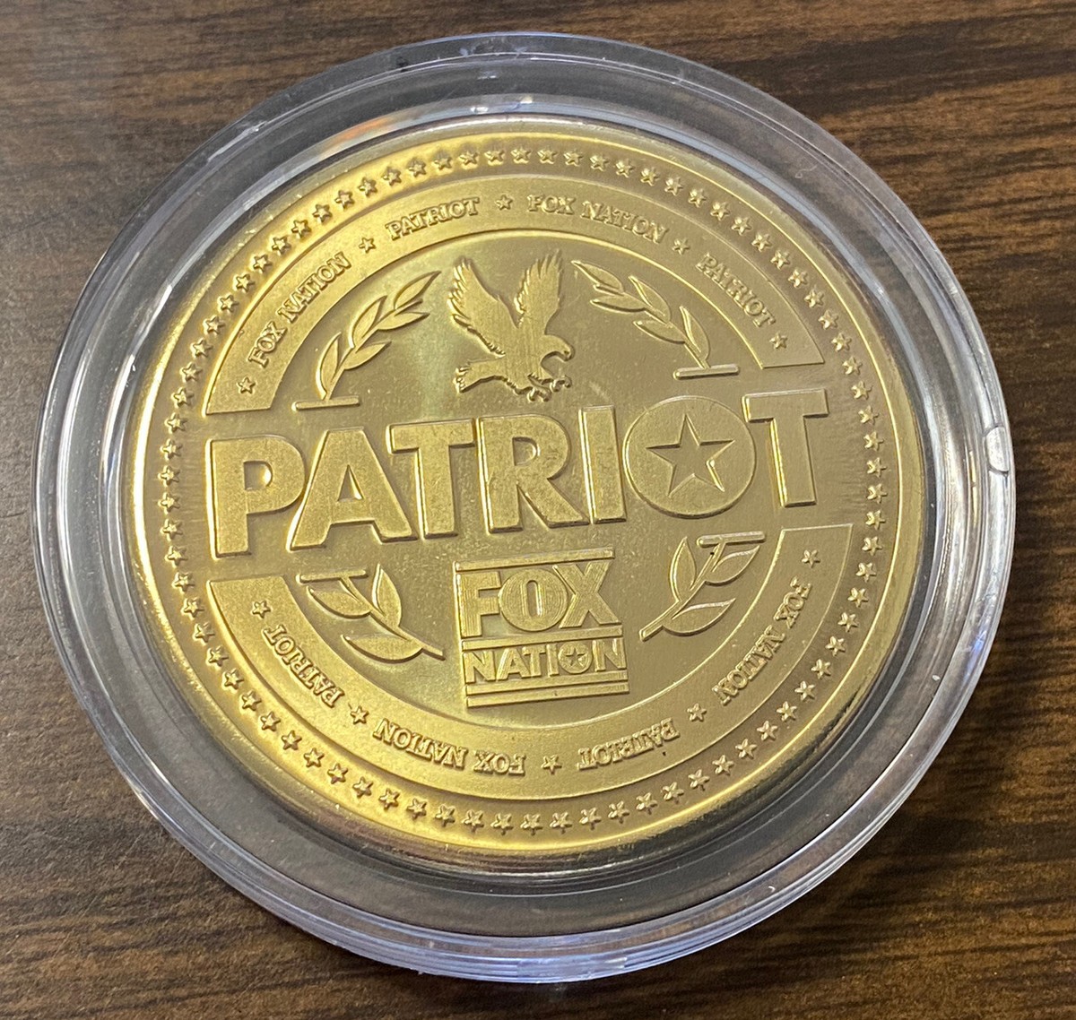 2019 2nd Fox Nation Promo Patriot Challenge 1.75” Coin In Box | eBay