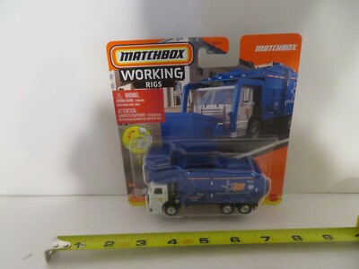 Matchbox Working Rigs Garbage King XL Truck Blue 2023 MOC