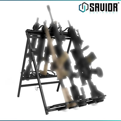 Savior Hold 9 SBR/RIFLE Rack Foldable Gun Firearm Display Portable Shotgun Stand