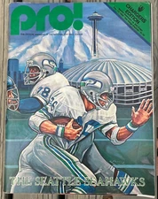 VTG Dec 1980 NFL Pro! Football Magazine Chargers Edition vs Seahawks