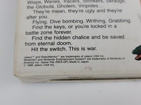 1988 Robo Warrior NES Nintendo 100% Complete CIB has some marker writing 