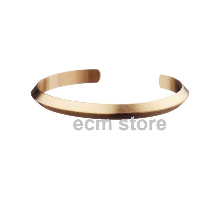 Bracelet Javel doré Bastille Baobab jonc acier inoxydable anti-ternissement homme