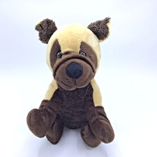 2019 Kellytoy Plush Bulldog Sitting Brown Soft Toy Stuffed Animal 12" CUTE