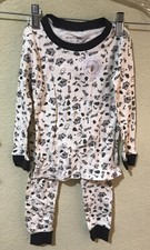 New Burt's Bees Sz 3T Organic Cotton Christmas Holiday 2PC Pajama PJ Set z5
