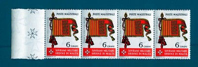 SMOM - 1967 - Ancient flags of the Order - 6 grains - Aragon - MNH (AG)