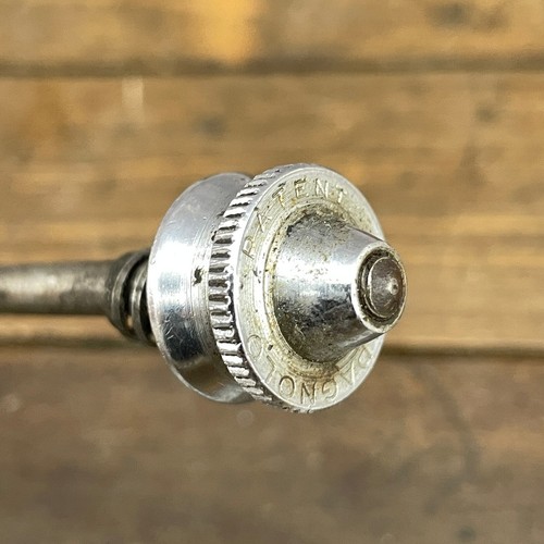 Vintage Campagnolo Skewer Front 100 mm Straight Flat Patent Campy 70s 80s - Picture 9 of 11