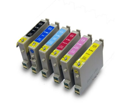 Dachs Tinten Set Tintenpatronen kompatibel mit Epson T0487 Seahorse Serie