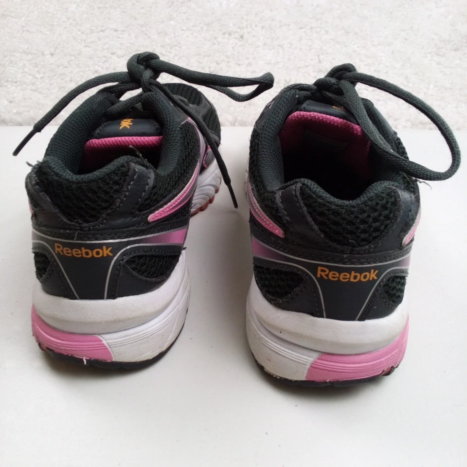 Reebok женщин работает кроссовки обувь размер 8,5 черный розовый Athletic на шнуровке - Изображение 4 из 4