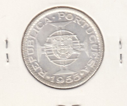 Angola 10 Escudos 1955 Excellent - Picture 2 of 2