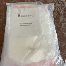 Segbeauty 200pcs Paraffin Wax Bath Liners, Plastic Socks for Moisturizing, Baths