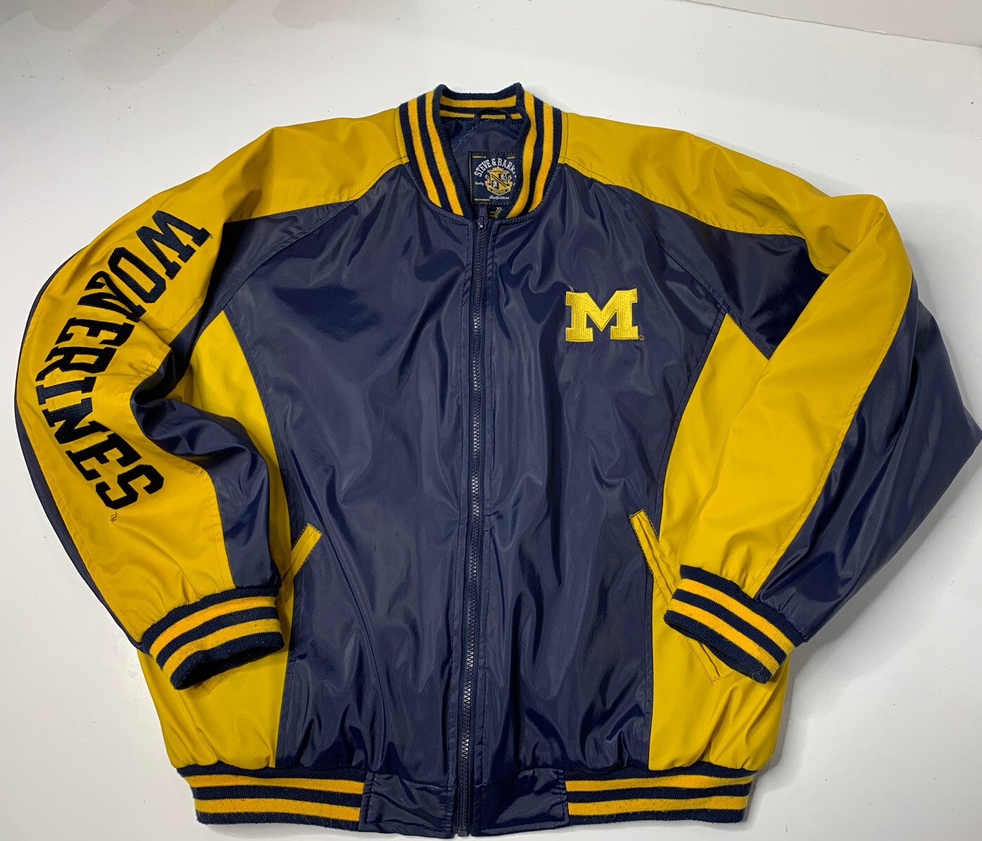 michigan wolverines varsity jacket