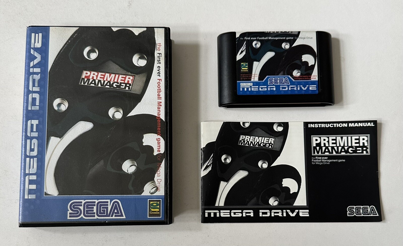 Premier Manager Sega Mega Drive Megadrive Completo PAL *LEER*