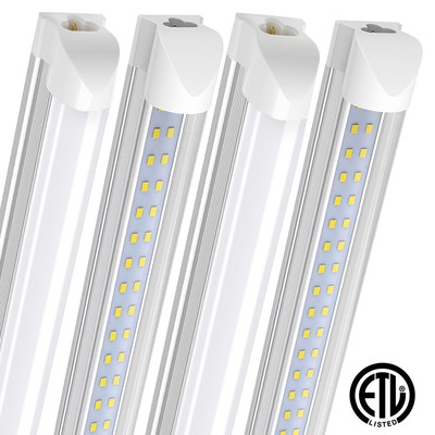 ETL Led Tube Lights Bulb 4FT 36W Integrated Clear/Frosted LED Shop Light Fixture