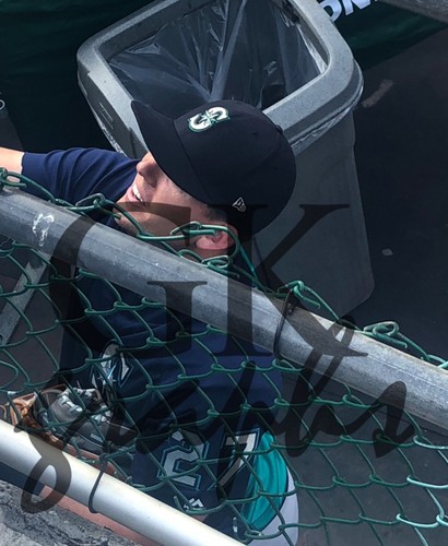 Ryon Healy Signed Official Major League Baseball Seattle Mariners Proof Auto Coa - Picture 4 of 4