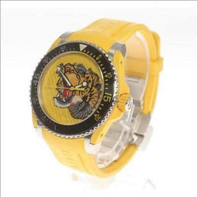 GUCCI Good Condition Dive Tiger Date 