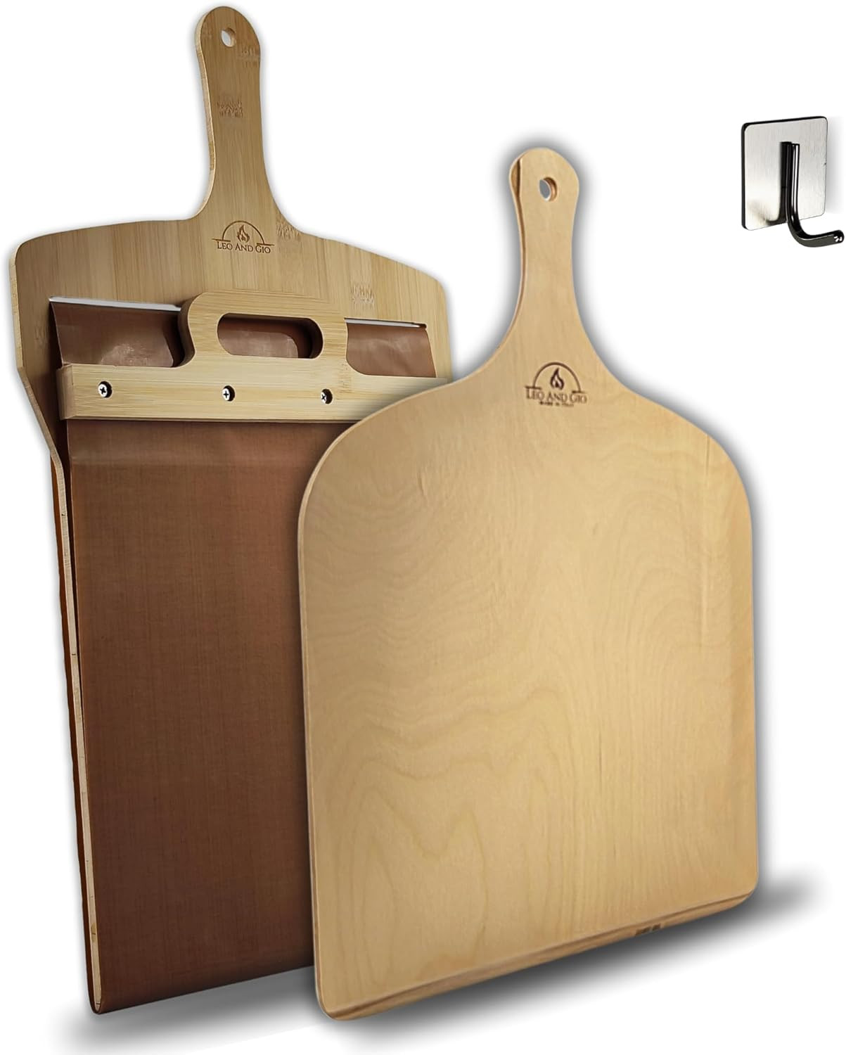 Pala Barella per Pizza 30x60 cm - Meccanismo Scorrevole Anti-Grip