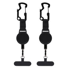 2pcs Anti Theft Phone Strap Retractable Lanyard Reel Security Phone Anti Theft