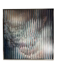 DON WARREN GEOMETRIC 3D SURREALIST MID CENTURY MCM ABSTRACT VINTAGE PAINTING