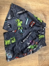 Minecraft Size 6 Kids Boys Swim Trunks