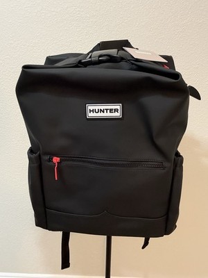 Hunter Top Clip Backpack | Black/Red | New w/ Tags | eBay