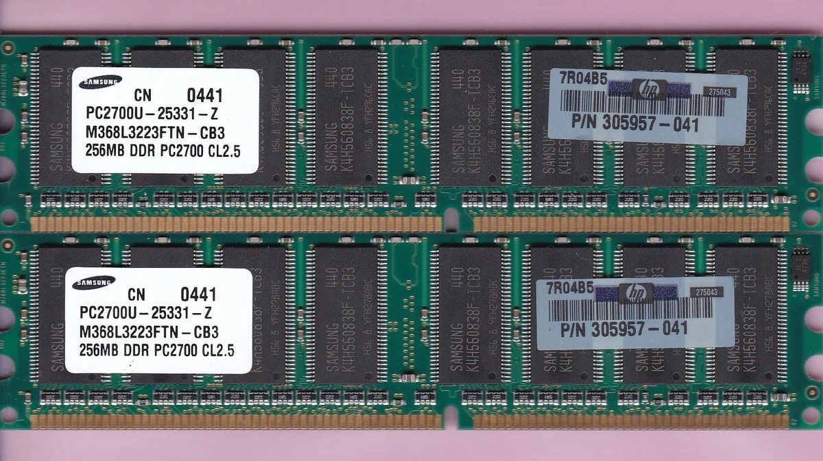 256MB DDR-333 Computer RAM | Updated Oct 2026