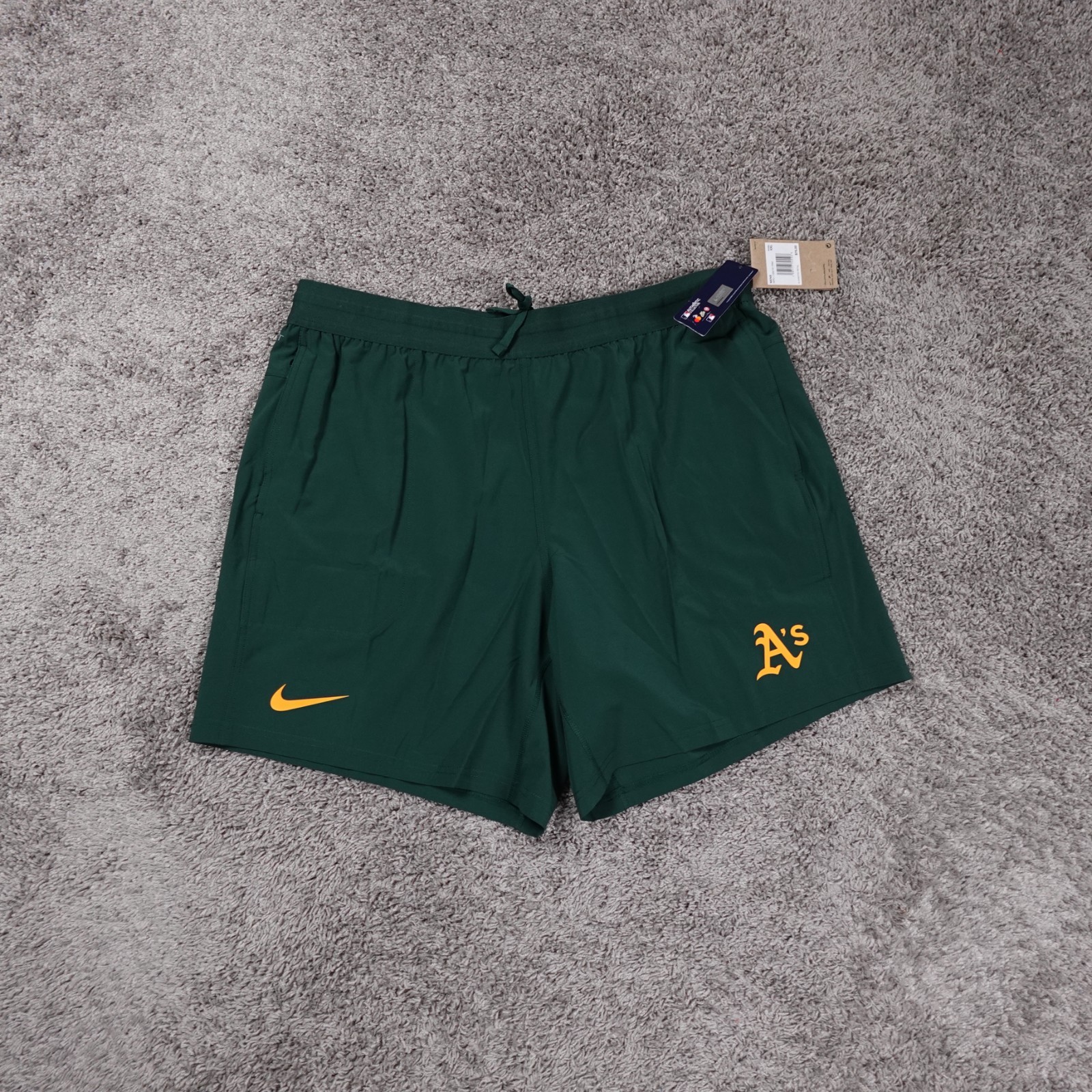 Oakland A's Shorts Mens XXL Nike Dri Fit MLB Baseball 2XL Team Issued