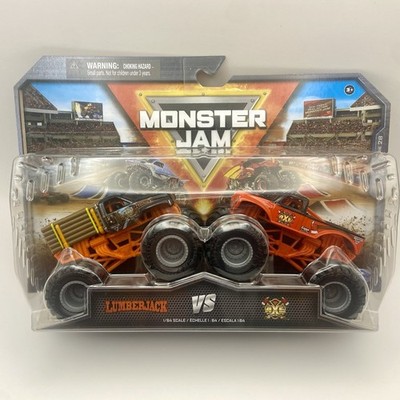 Monster Jam Series 28 Lumberjack vs Axe Die-Cast Auto Maßstab 1:64