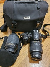 NIKON D3100 DSLR With 18-55 And 55-200 LENS, BAG, CHARGER