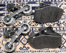 Set Of Yakima Hully Rollers And Landshark Kayak Saddles - W Roundsquare Mounts