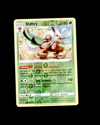 NM SWSH04: Vivid Voltage Reverse Holo Shiftry 012/185