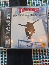 Thrasher: Skate & Destroy (Sony PlayStation 1, 1999) PS1 Complete CIB TESTED 