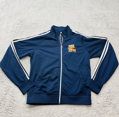 Cleveland Cavaliers Adidas Track Jacket Youth L Blue CAVS 40 Seasons Streetwear