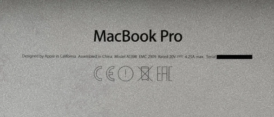 Apple MacBook Pro 15" 2015 · i7 · 16GB · 256GB, foto 4 de 5