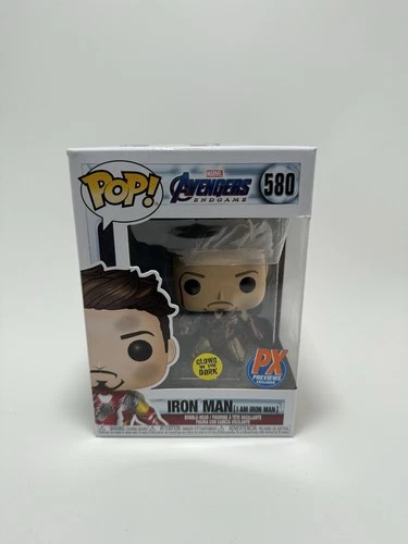 Funko Pop! Marvel Avengers Endgame Iron Man #580 PX Previews Glow Vinyl Figure